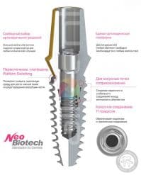 Структура импланта neobiotech Преимущества имплантов