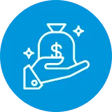 Иконка мешочек денег Социальная программа Scholarship