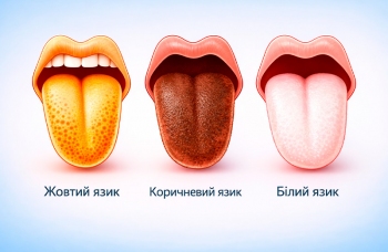 Види нальоту на язику лікування Київ Люмі-Дент