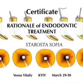 Староста София Борисовна, сертификат врача