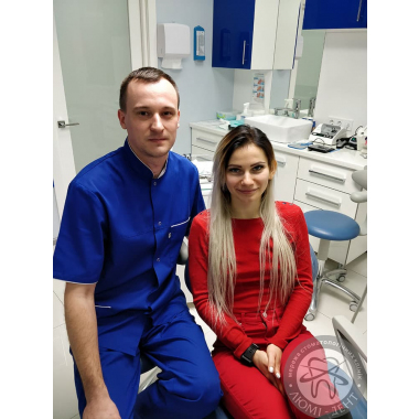 Меланич Виталий Александрович фото с врачом  стоматолог