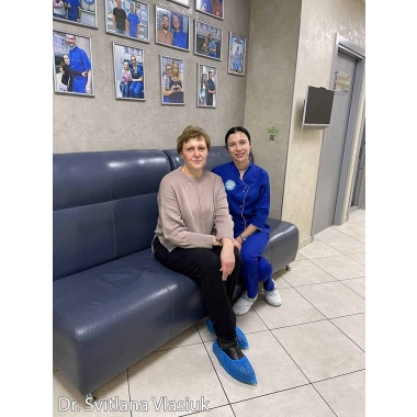 Фото с врачом Власюк Светлана Петровна Киев Люми-Дент